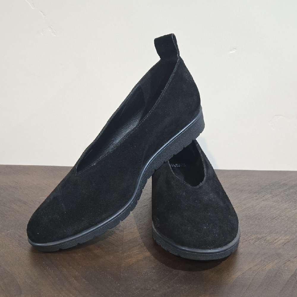 Eileen Fisher Humor Wedge Ballet Flat Shoes - Picture 4 of 8